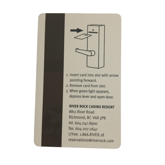 River Rock Casino Resort Hotel Room Key Card B.C. Collectible Memorabilia - Picture 2 of 3